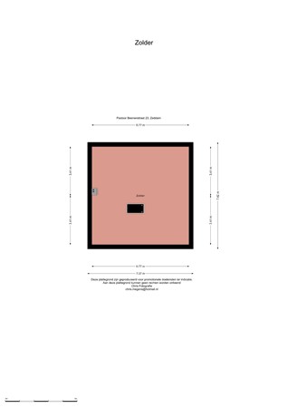 Floorplan - Pastoor Beenenstraat 23, 7038 AP Zeddam